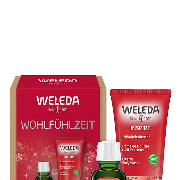 WOHLFÜHLZEIT - Geschenkset Schönheitsdusche Granatapfel & Regenerierendes Pflege-Öl