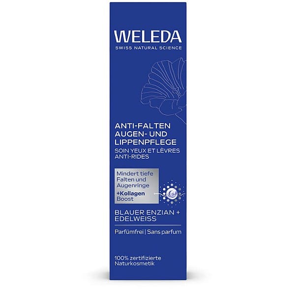 Anti-Falten Augen- und Lippenpflege Blauer Enzian & Edelweiß