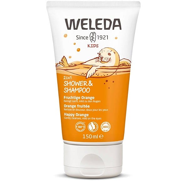 Kids 2in1 Shower & Shampoo Fruchtige Orange