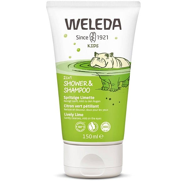 Kids 2in1 Shower & Shampoo Spritzige Limette