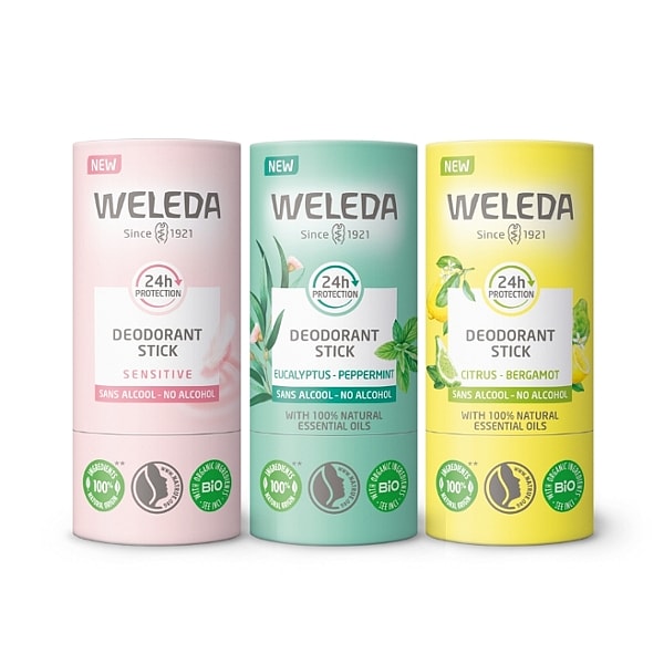 Trio déodorants solides - Weleda