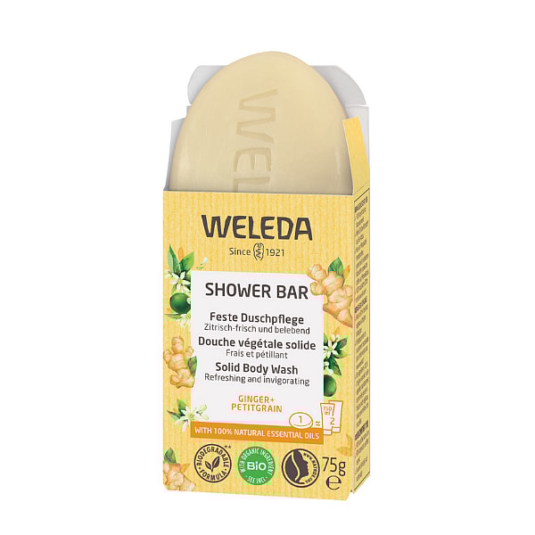 Douche végétale solide Gingembre & Petitgrain - Weleda