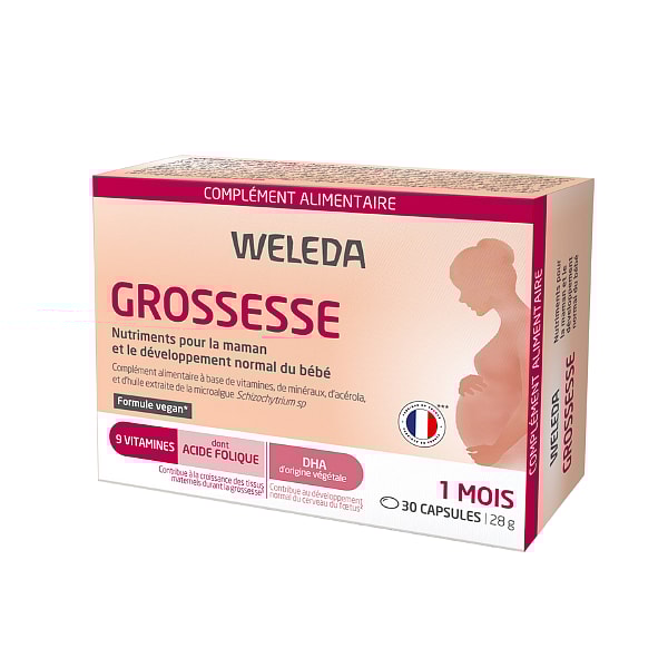 Complément alimentaire Grossesse - 1 mois - 30 capsules - Weleda 4