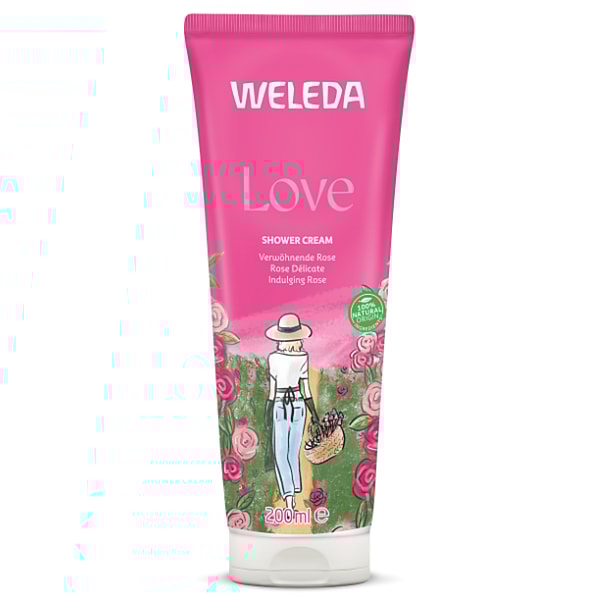 Love Crème de Douche Rose délicate - Weleda 6
