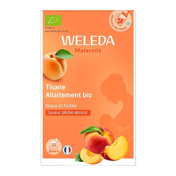 Tisane Allaitement bio Pêche Abricot - Weleda 4
