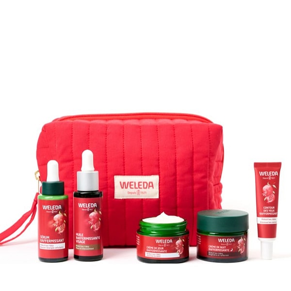 Trousse routine complète Anti-âge Grenade & Peptides de Maca - Weleda